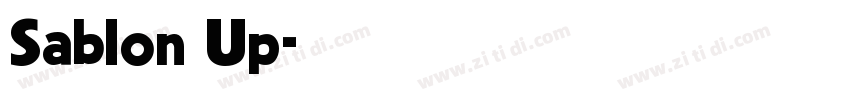 Sablon Up字体转换